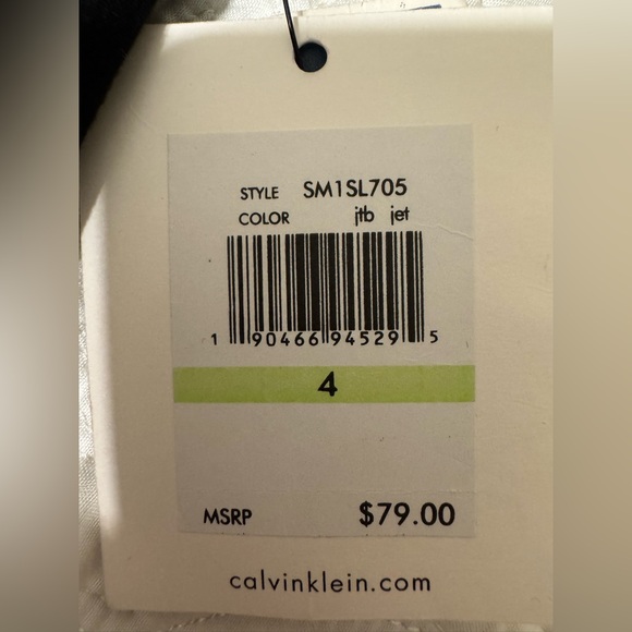 NWT Calvin Klein Classic Black Pencil Skirt - Picture 4 of 4